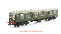 31-326B Bachmann Class 105 2 Car DMU Set in BR Green livery with speed whiskers and passengers